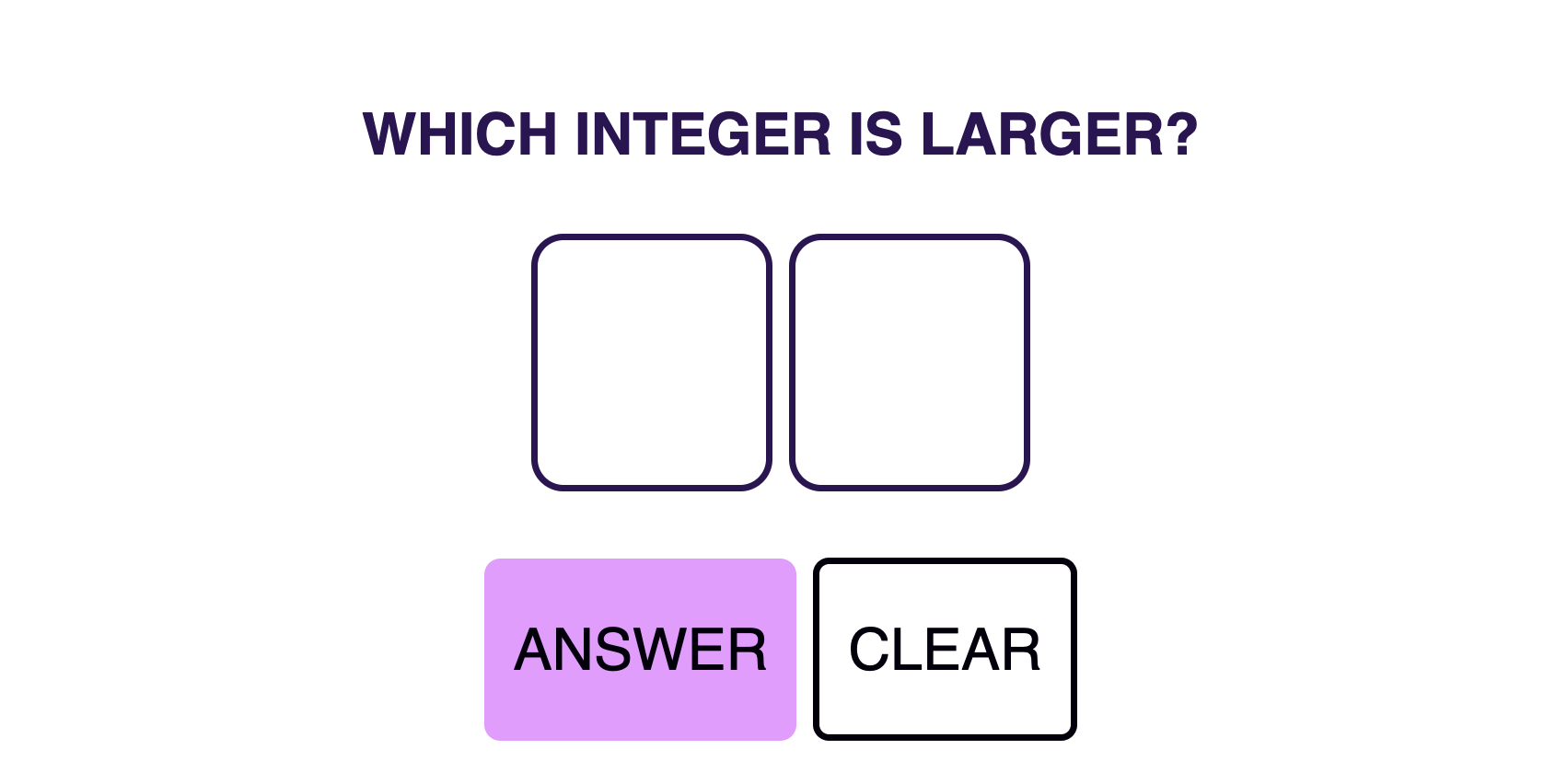 The Bigger Number